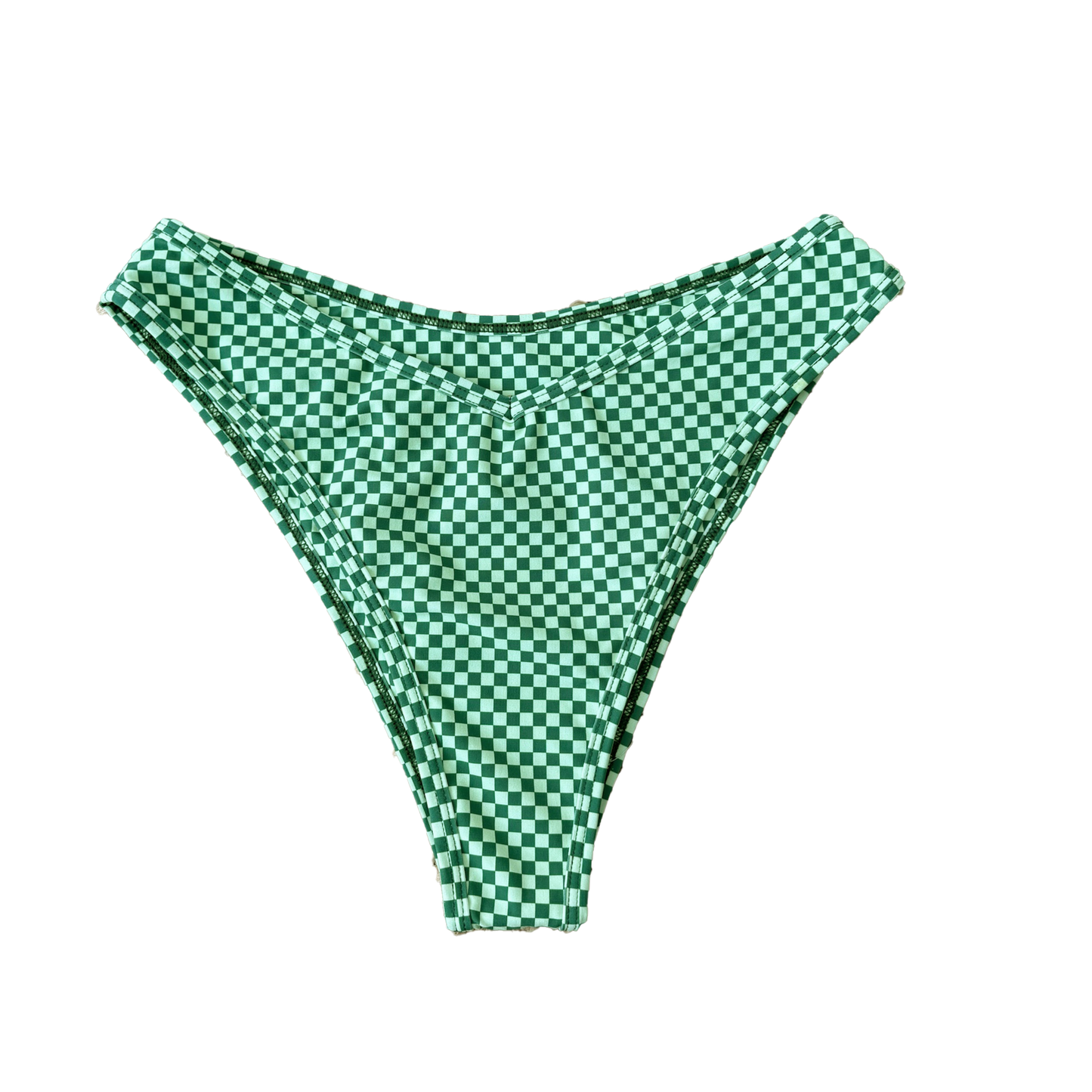 Blair V Front Bottoms - Green Check Check