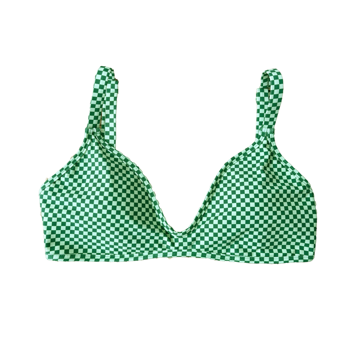 Lamrock Scoop Top - Green Check Check
