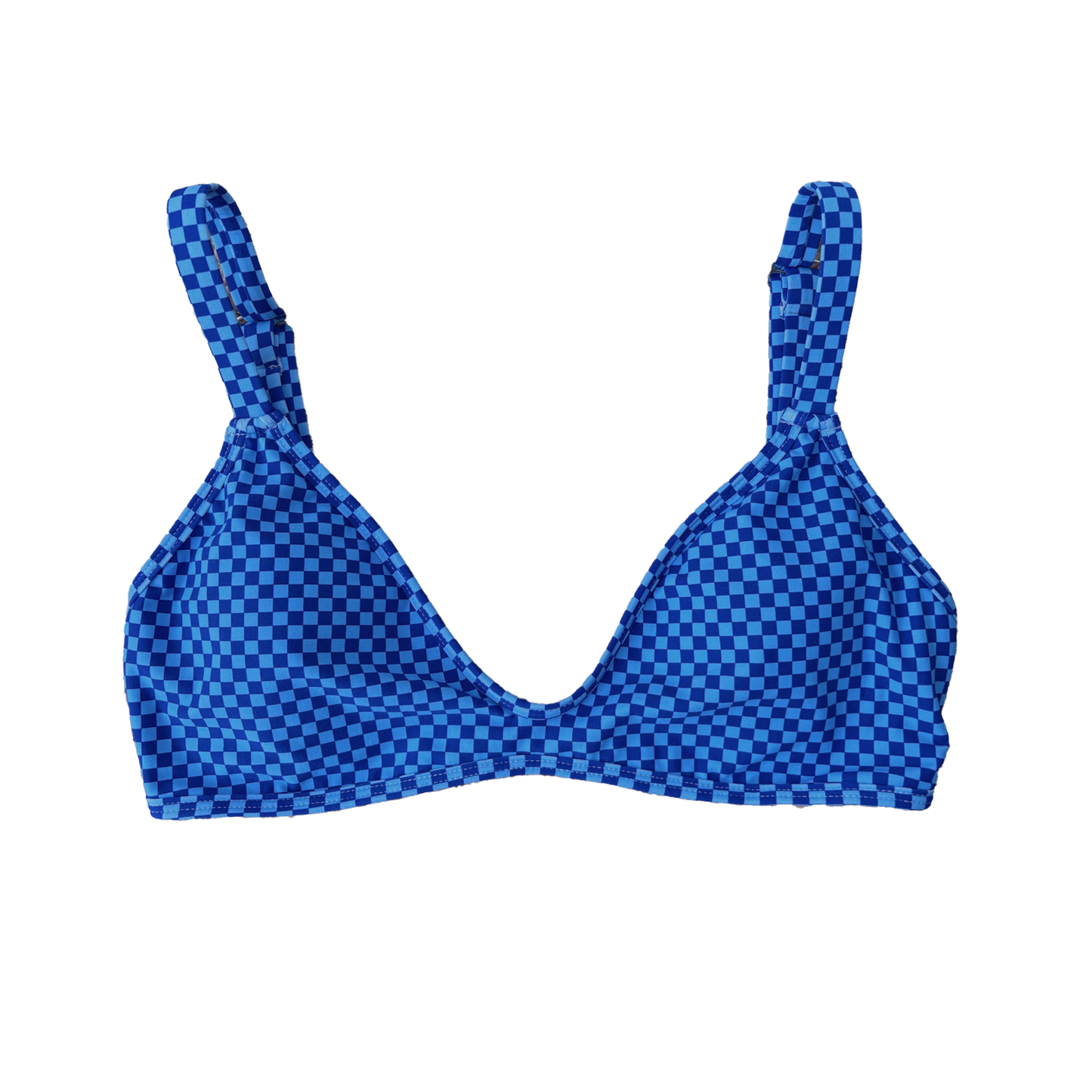 Lamrock Scoop Top - Blue Check Check