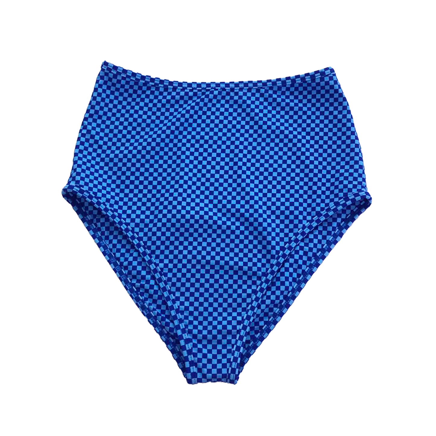 Brighton High Waist Bottoms - Blue Check Check