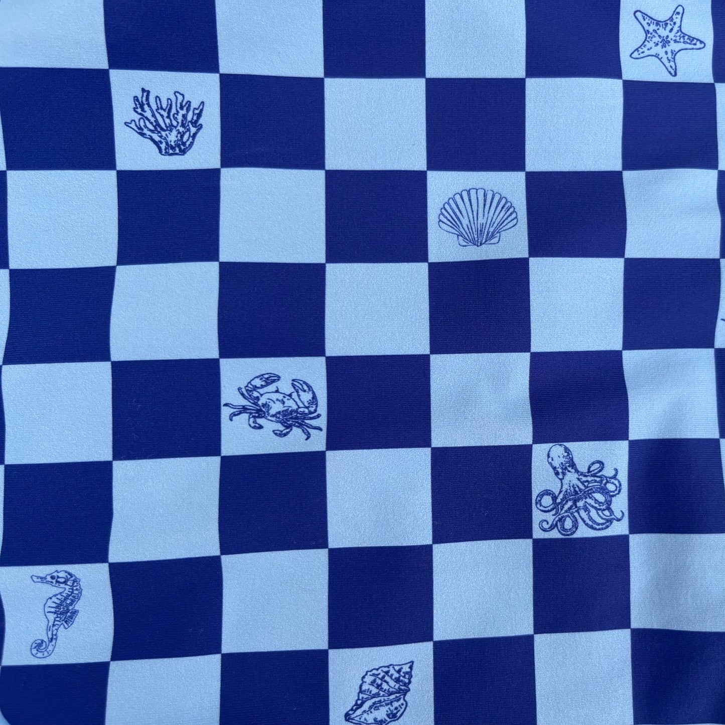 Brighton High Waist Bottoms - Sea Friends Blue