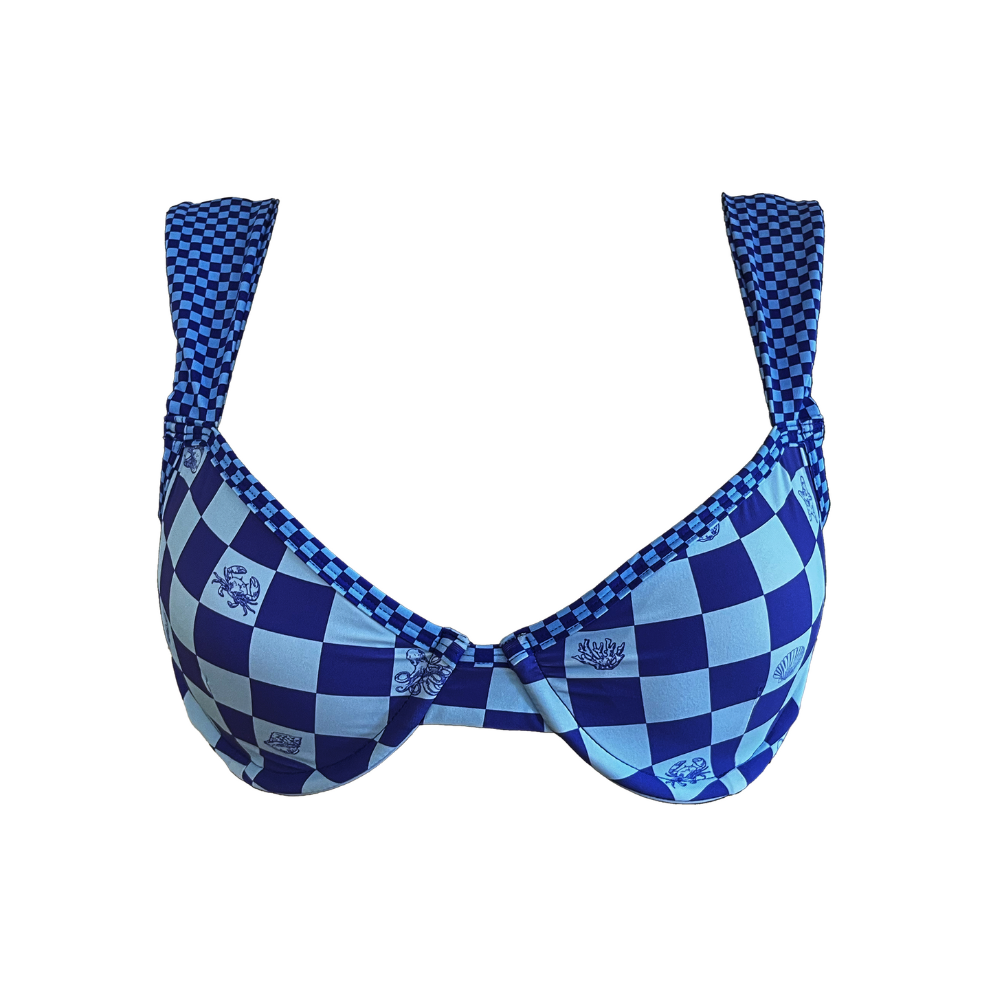 Hastings Underwire Top -  Sea Friends Blue